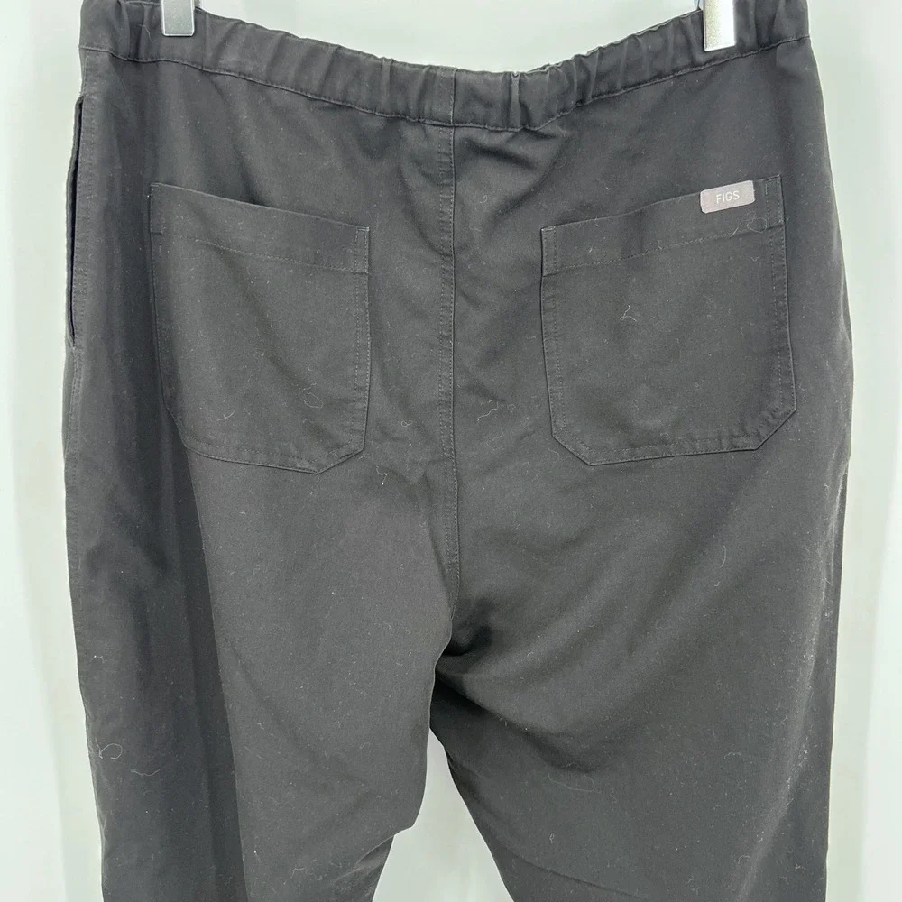 FIGS Men's Pisco Basic Scrub Pants Black Size L Nursing Doctor‎ Hospital Clinic